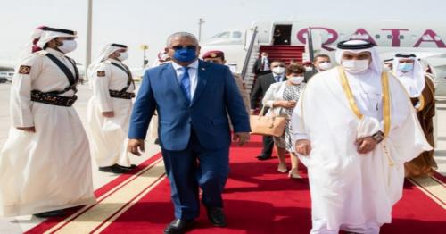 President of Seychelles arrives in Doha