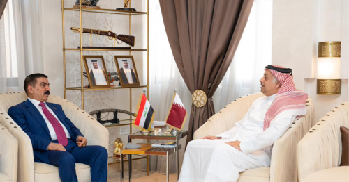 Deputy Prime Minister and Minister of State for Defense Affairs Meets Iraqi Defense Minister