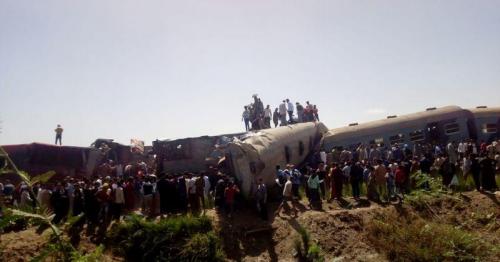 Train collision kills 32 people, injures dozens in Egypt - ministry 