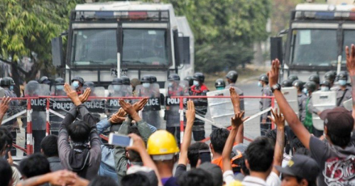 Myanmar Protest Security Forces killed 90 people