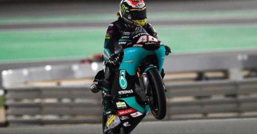 Binder blitzes Moto3™ pole record to take first honours of 2021
