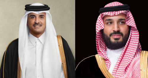 HH the Amir receives Phone Call from Saudi Crown Prince