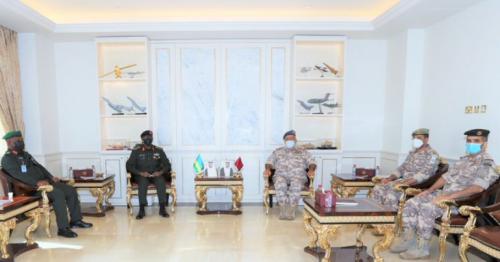 Qatari Armed forces Lieutenant General and Commandant of Rwanda Defence Force holds talks