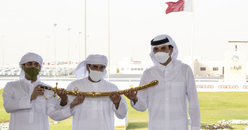 HH The Amir Crowns the Winners of The Arabic Camels Festival For His Highness' Sword