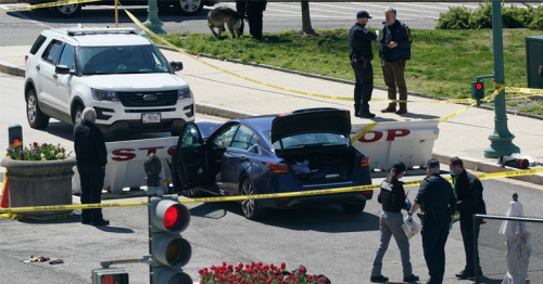 Police officer killed in vehicle attack on U.S. Capitol