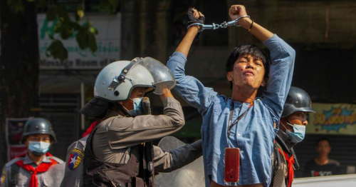Five killed in Myanmar protests as junta cracks down on online critics