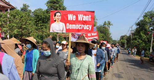 Myanmar protesters defy military as internet curbs test resolve 