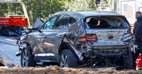 Tiger Woods may have hit accelerator instead of brake in high-speed crash

