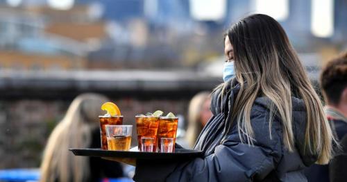 At a London rooftop bar, drinking and laughter return as lockdown eases