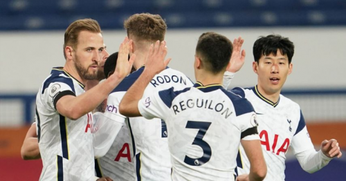 Kane double earns Spurs 2-2 draw at Everton