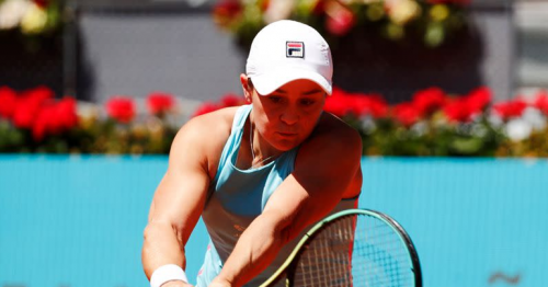 WTA roundup: Ashleigh Barty needs 3 sets to advance in Madrid