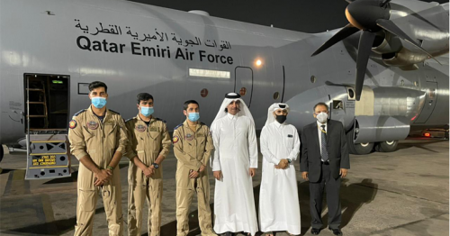 Qatari Medical Aid Arrives in India to Cope with COVID-19 Pandemic