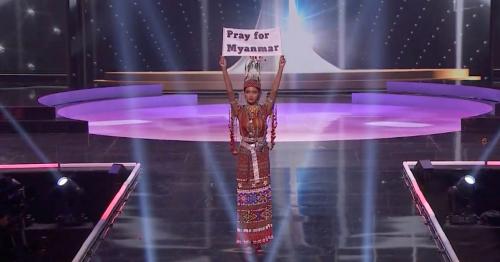 At Miss Universe pageant, Myanmar’s contestant pleads ''our people are dying''