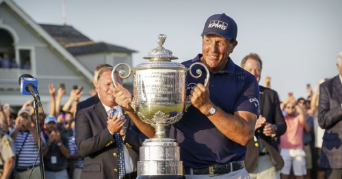 Mickelson becomes oldest major winner at 50 with epic PGA Championship win
