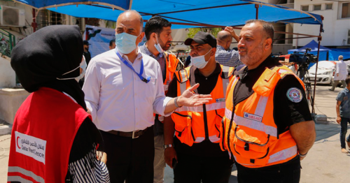 QRCS, PRCS Set to Start $672,000 Relief Aid Distributions in Gaza Strip