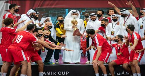 Sheikh Joaan Crowns Al Arabi Champion of HH the Amir Handball Cup
