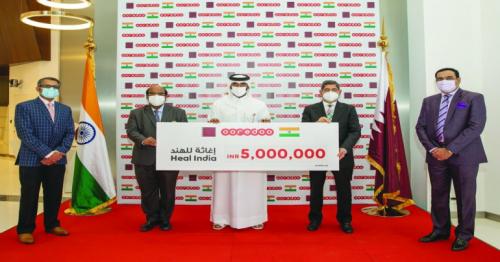 Ooredoo provides financial support to India for combating covid crisis