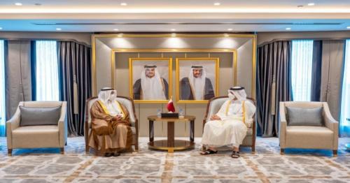 Deputy PM and FM meets GCC Secretary-General