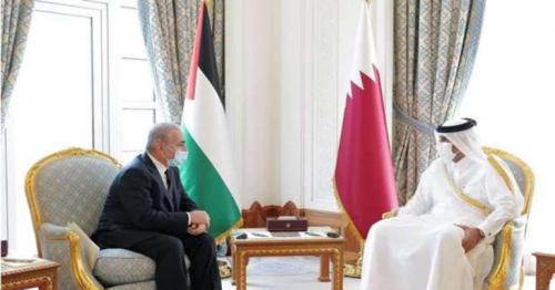 PM holds meeting with Palestinian PM