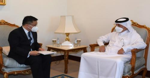 Foreign Minister meets China Ambassador to Qatar