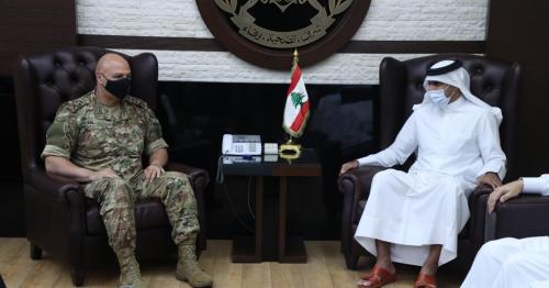 Lebanese Army Commander Thanks Qatar for Its Constant Support to Lebanese People