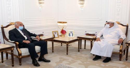 Minister of Administrative Development Meets Chairman of Board of Directors of Al Quds Fund and Endowment