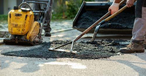 Patch Asphalt, DIY Asphalt, Asphalt, DIY 