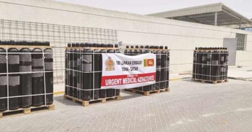 Embassy donates 100 oxygen cylinders to Sri Lanka to combat Covid-19