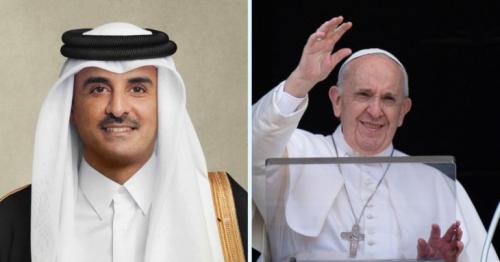 Qatar's Amir sends congratulations to Pope