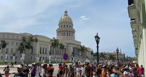 Thousands of protesters take to the streets in Cuba