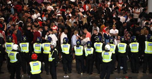 London police says 19 officers injured around Euro 2020 final 