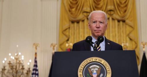 Biden says Afghans must decide own future; U.S. to leave on Aug. 31